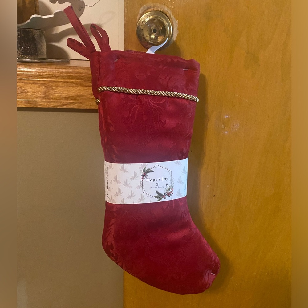 3 Red stockings